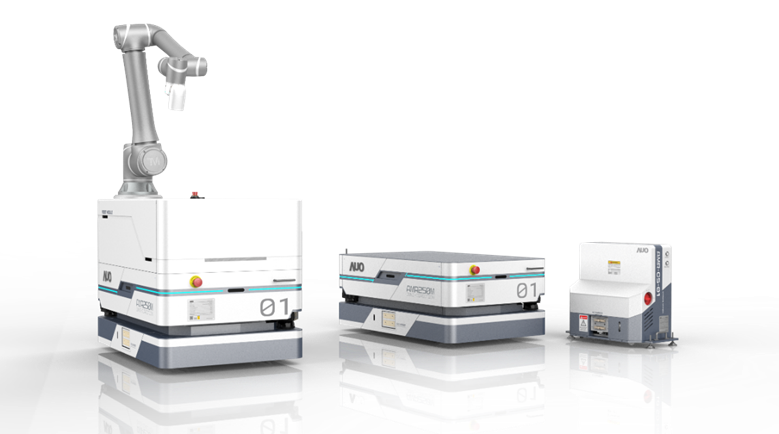 球速体育數位開發的自主式移動機器人（AMR250M），搭配全向輪並結合AI演算法、2D LiDAR、3D攝影機等技術，協助客戶實現產線全自動化